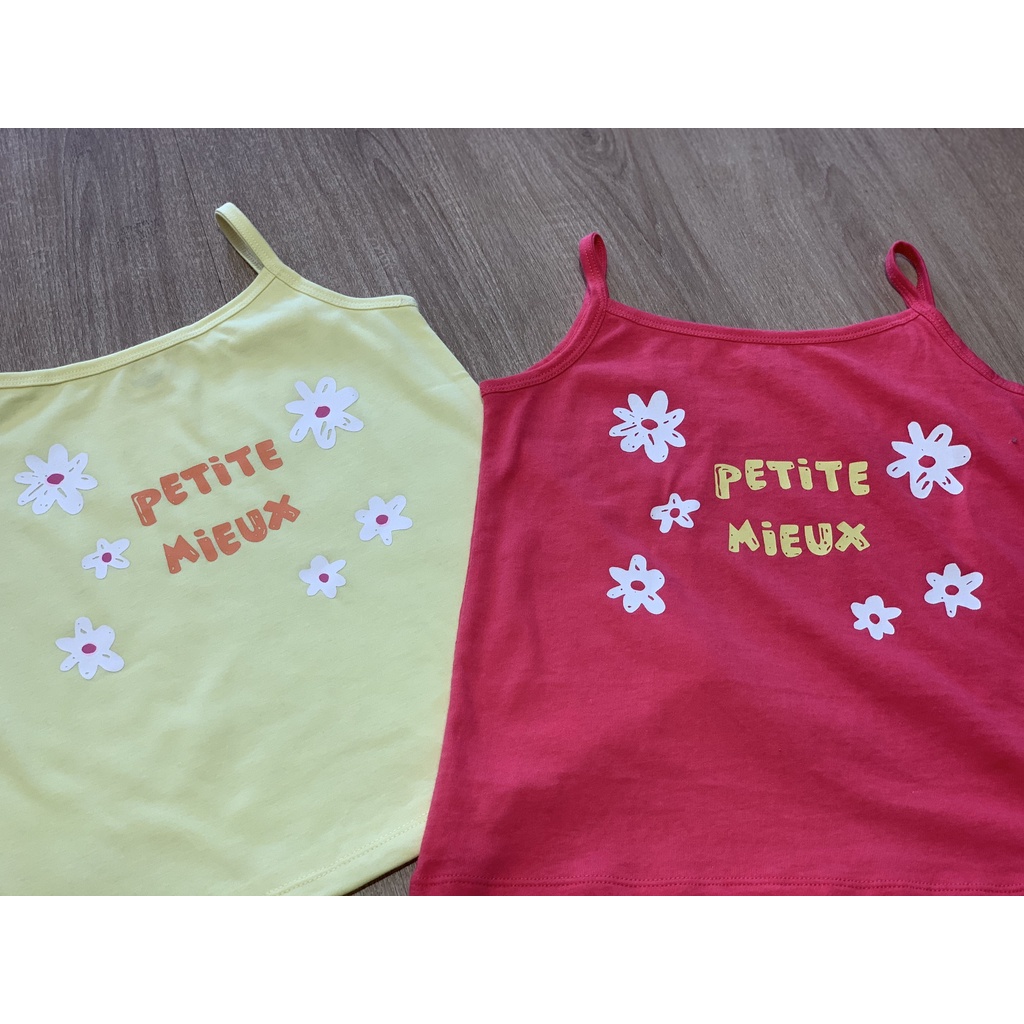 Bộ 2 dây cotton hình hoa 2 màu