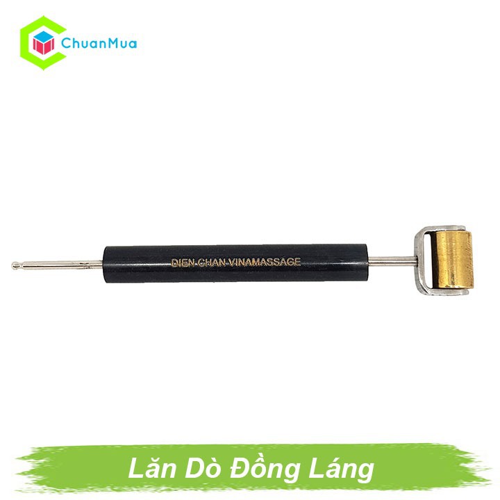 Cây Lăn Dò Đồng Láng Mát Xa - Dụng Cụ Diện Chẩn ( Phụ Kiện Masage Điện Chấn, Nhấn Lay Huyệt Mặt Cổ Tay Chân Toàn Thân )