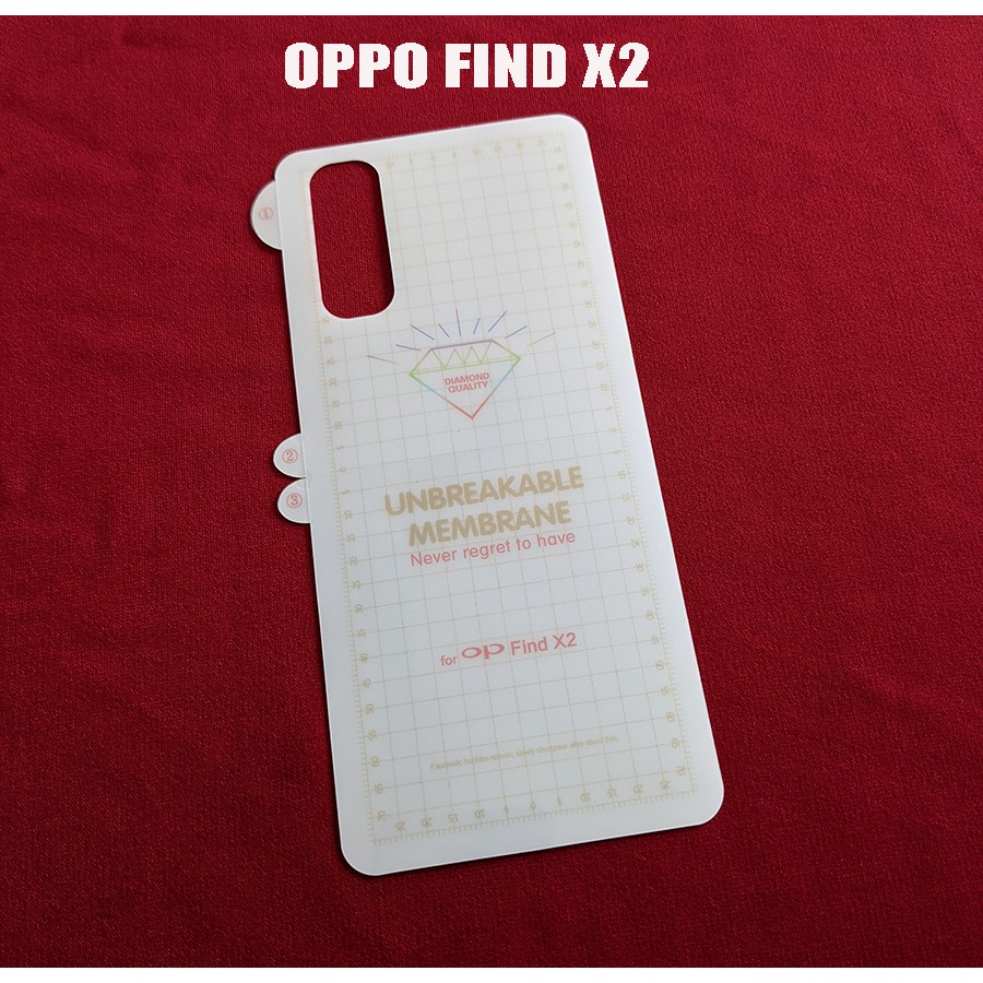 Miếng dán PPF mặt lưng Oppo Find X2