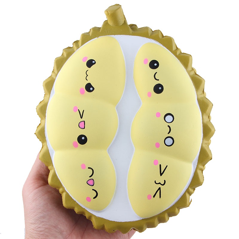 Squishy NỬA QUẢ SẦU RIÊNG BIỂU CẢM CẢM XÚC Đẹp Đại Khổng Lồ Chính Hãng