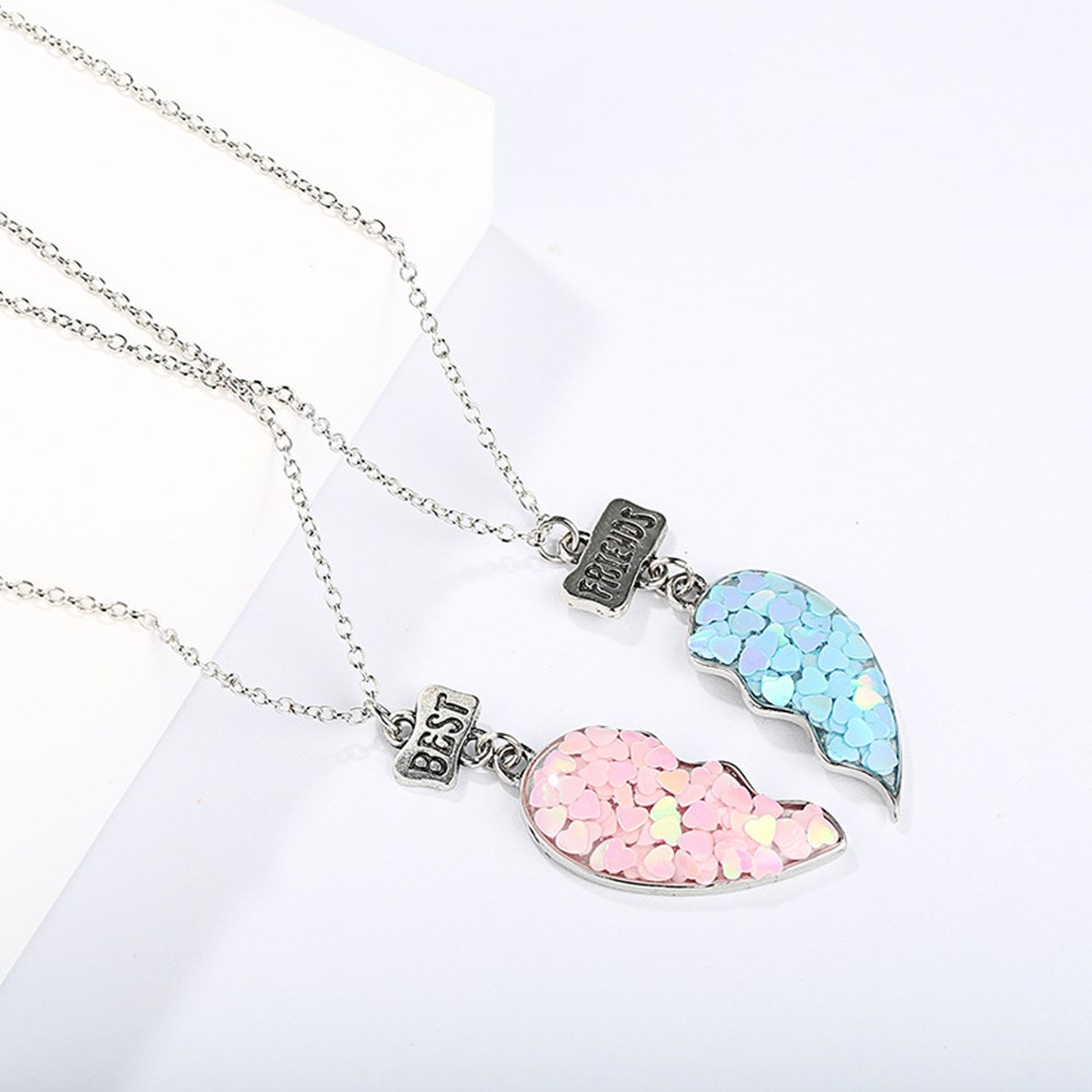Bộ 2 Vòng cổ Mặt In Chữ Bff Thời Trang Cho Nam Và Nữ