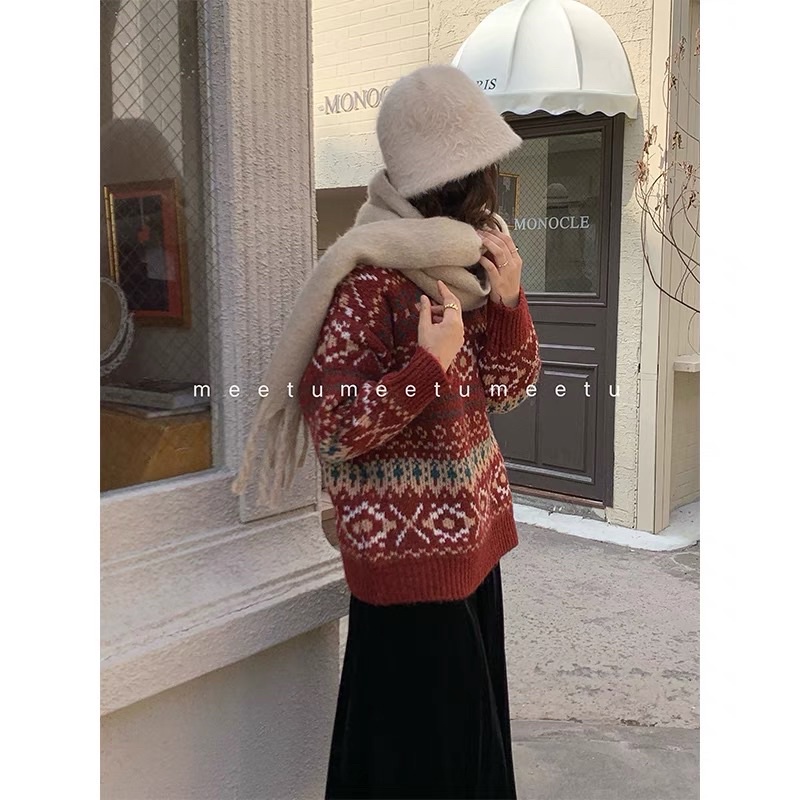áo len sweater thu đông thổ cẩm
