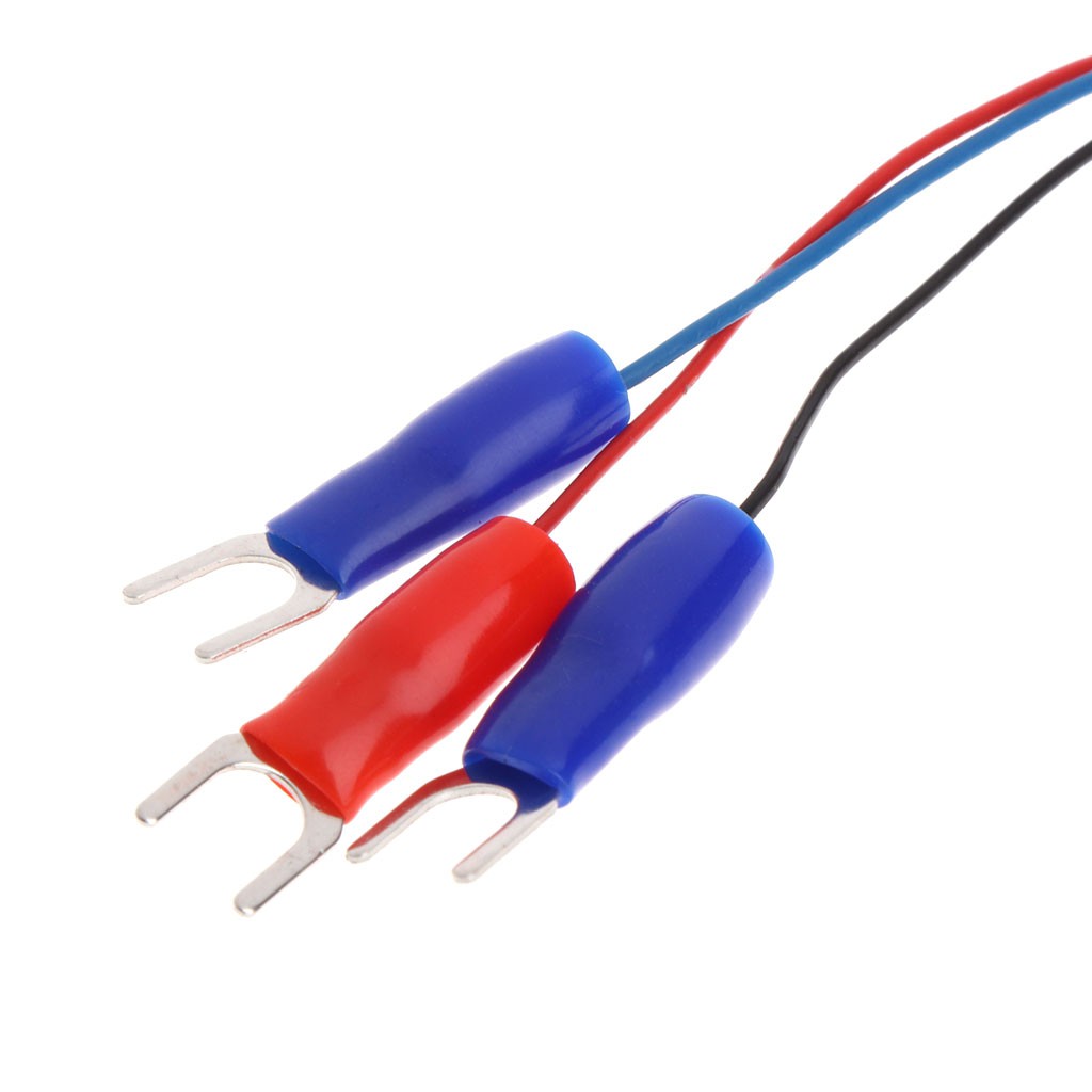 1M PT100 Thermocouple Probe 5mm x 50mm 3-Wire M8 Thread 3.3Ft Temperature Sensor