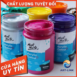 Màu vẽ acrylic 3d mont marte cao cấp của úc 300ml