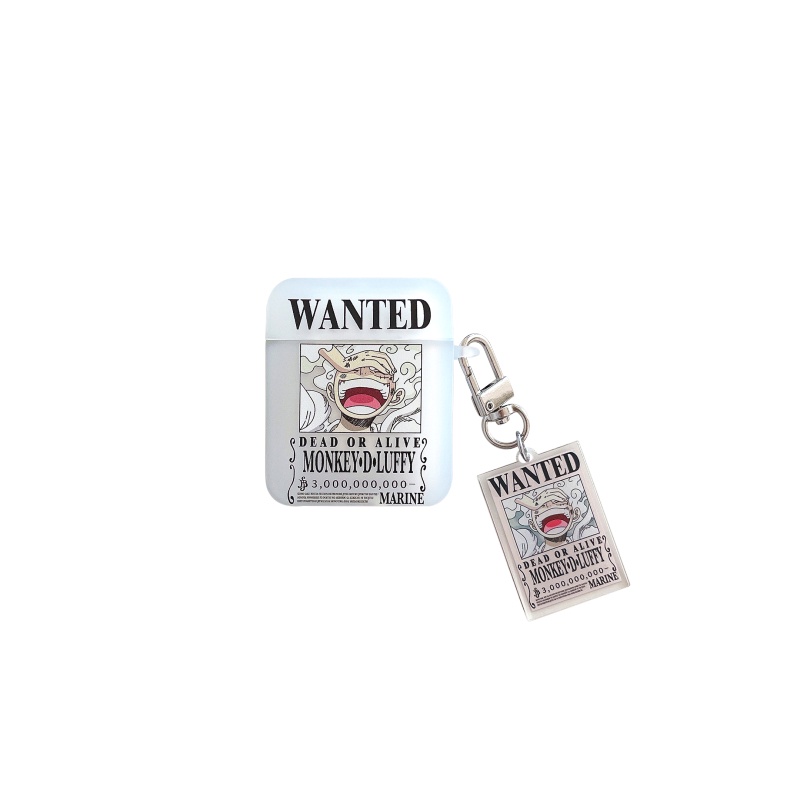 Vỏ Bọc Silicone In Họa Tiết One Piece Dành Cho Hộp Sạc Tai Nghe AirPods 1 2 3 Pro