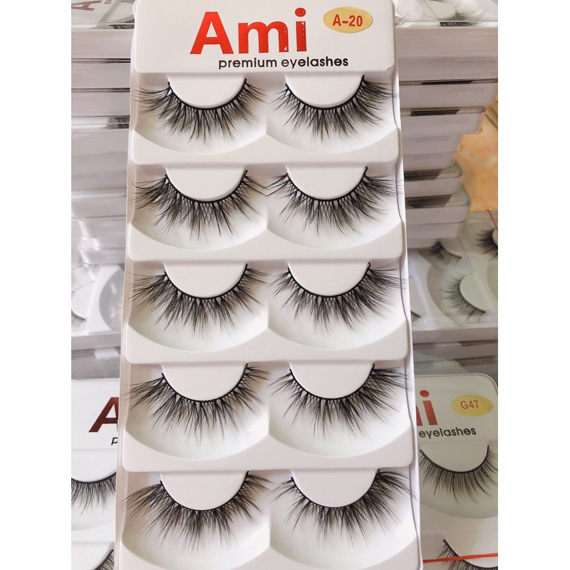 Lông mi giả Ami A20 makeup tone tây, cô dâu siêu xinh