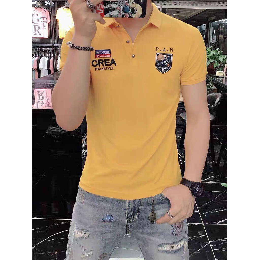 Áo Thun Nam 🔵 𝐅𝐑𝐄𝐄 𝐒𝐇𝐈𝐏 🔵 Áo Phông Nam Đẹp Vải Thun Co Giãn Thấm Hút Mồ Hôi Thời Trang Hpfashion - Atnhp02