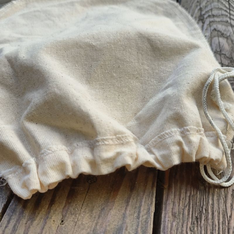 Túi lọc sữa đậu nành, sữa chua vải cotton tự nhiên không tẩy trắng có thể lọc sữa nóng an toàn cho sức khoẻ