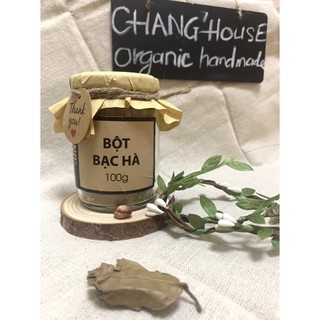 100g Bột Bạc Hà Đắp Mặt Nạ Nguyên Chất Handmade Mát Da Ngừa Mụn Hiệu Quả