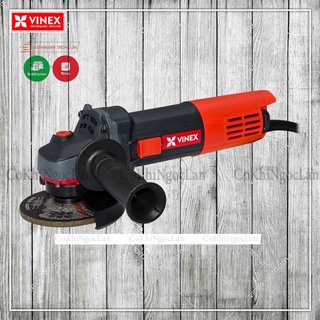(FREESHIP- BH 6 THÁNG) Máy Mài Góc, Máy Cắt Cầm Tay VINEX-VN100-5 "Tặng Chổi Than + Lưỡi Cắt Sắt"