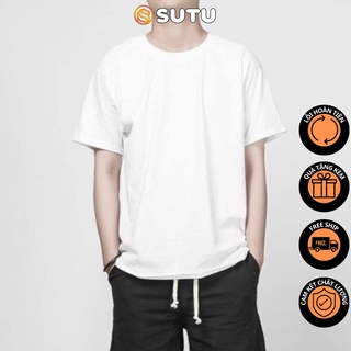 Áo thun trơn Kirkland Unisex Oversize Áo phông nam nữ trắng trơn 100% Cotton - SUTU