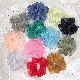 Cột tóc SCRUNCHIES voan kiếng trơn