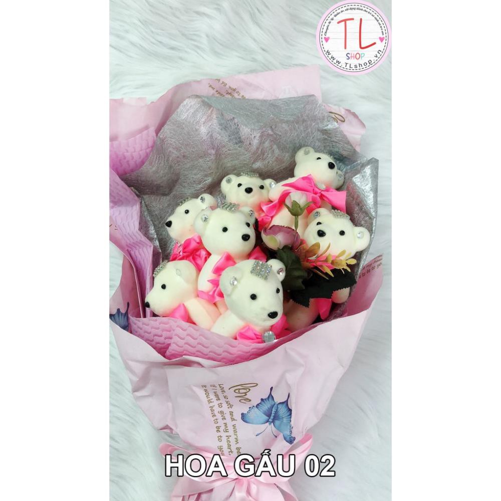 Hoa Gấu xinh xắn -  Hoa hình gấu - Hoa làm quà lưu niệm