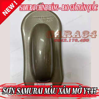 SƠN SAMURAI MÀU XÁM MỜ Y747