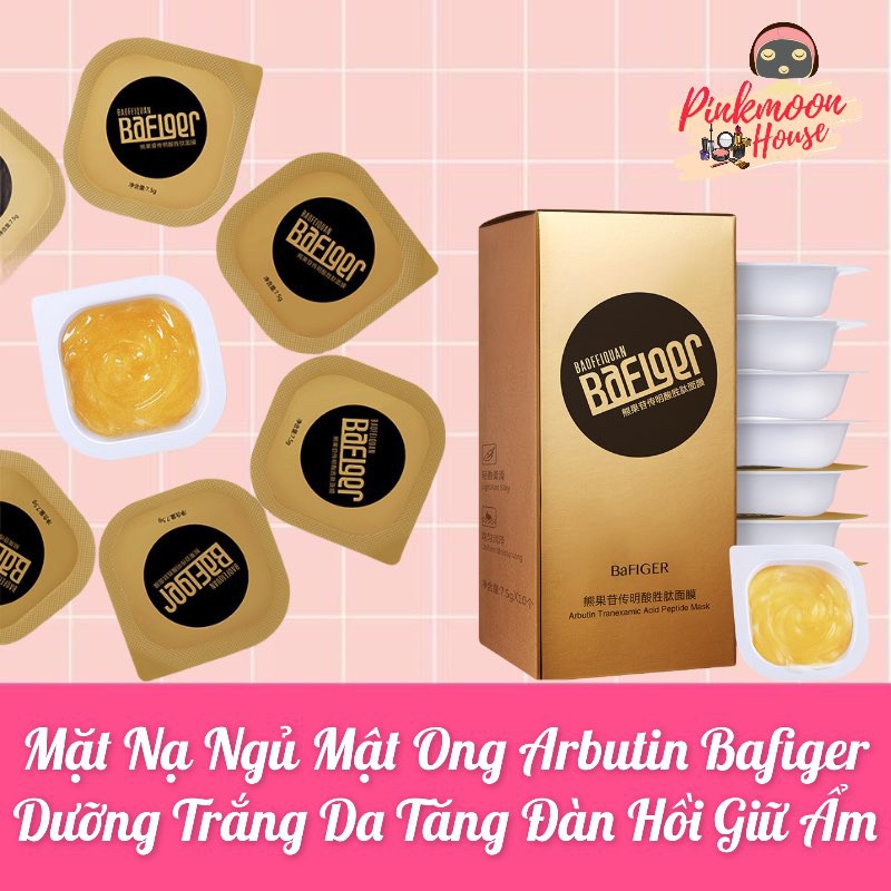 Mặt Nạ Ngủ Mật Ong Vàng 18K Trắng Sáng Da Chống Lão Hóa