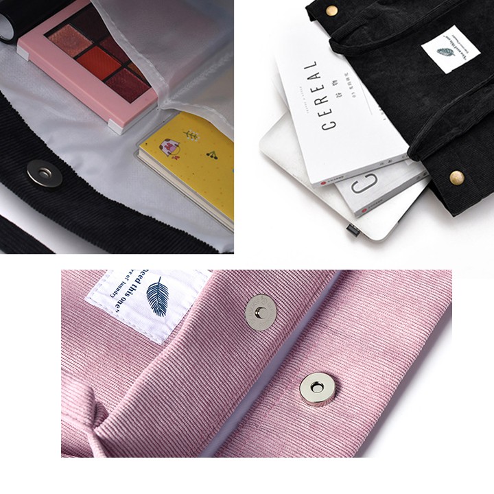 Túi TOTE đeo vai -Túi vải nhung mềm mại thời trang phong cách Hàn Quốc BỀN, ĐẸP,SIÊU HOT