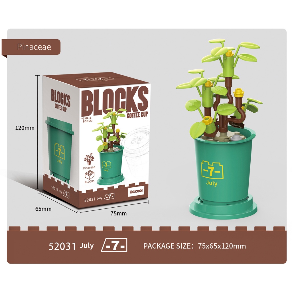 Bộ Đồ Chơi Lắp Ráp Tách Cà Phê DIY Cho Bé