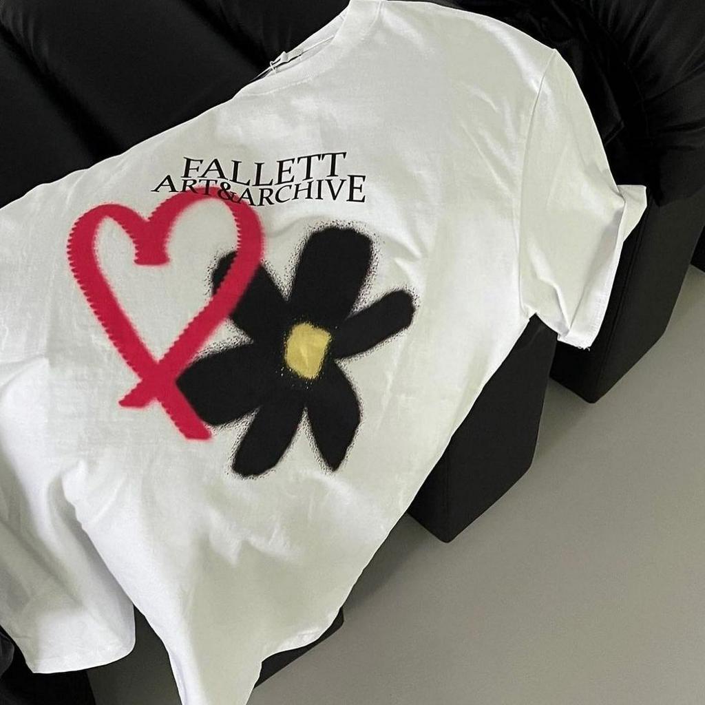 Áo thun nữ FALLETT FLOWER,form rộng vải cotton 100% cao cấp VNXK - GAHO STORE