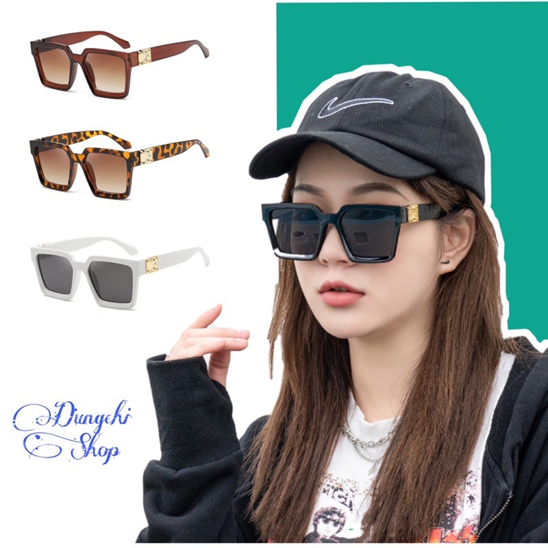 Kính râm nam nữ gọng vuông thời trang | BigBuy360 - bigbuy360.vn