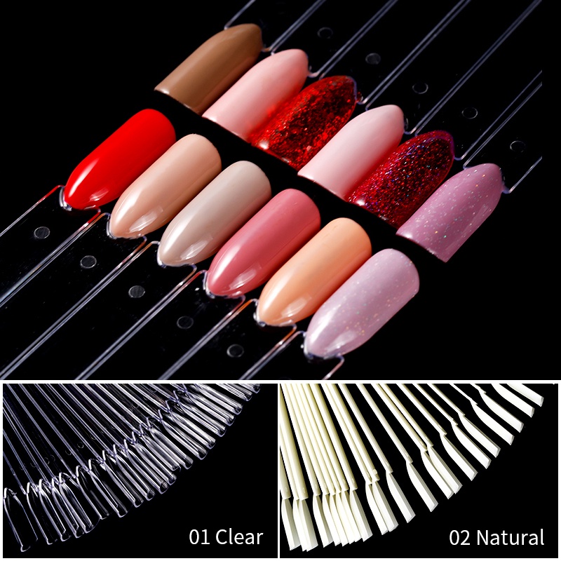 Set 50 móng tay giả UR SUGAR 2 màu sắc tùy chọn chuyên dụng dành cho salon