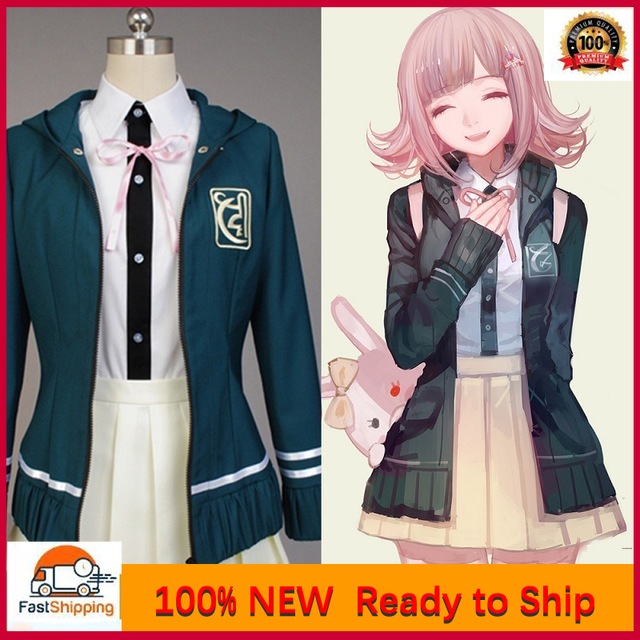 NEW Bộ Trang Phục Hóa Trang Nhân Vật Danganronpa Danggan-Ronpa Nanami ChiaKi