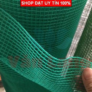 Lưới cước nhựa xanh  khổ cao 1m -  mắt dày 0,5 cm. Bán theo mét dài