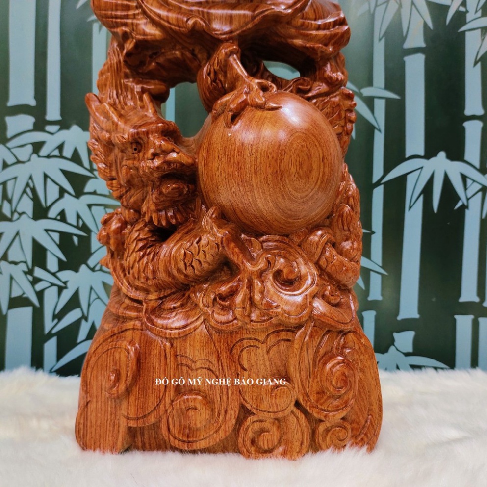 Tượng đạt ma sư tổ gỗ hương cao 50 cm