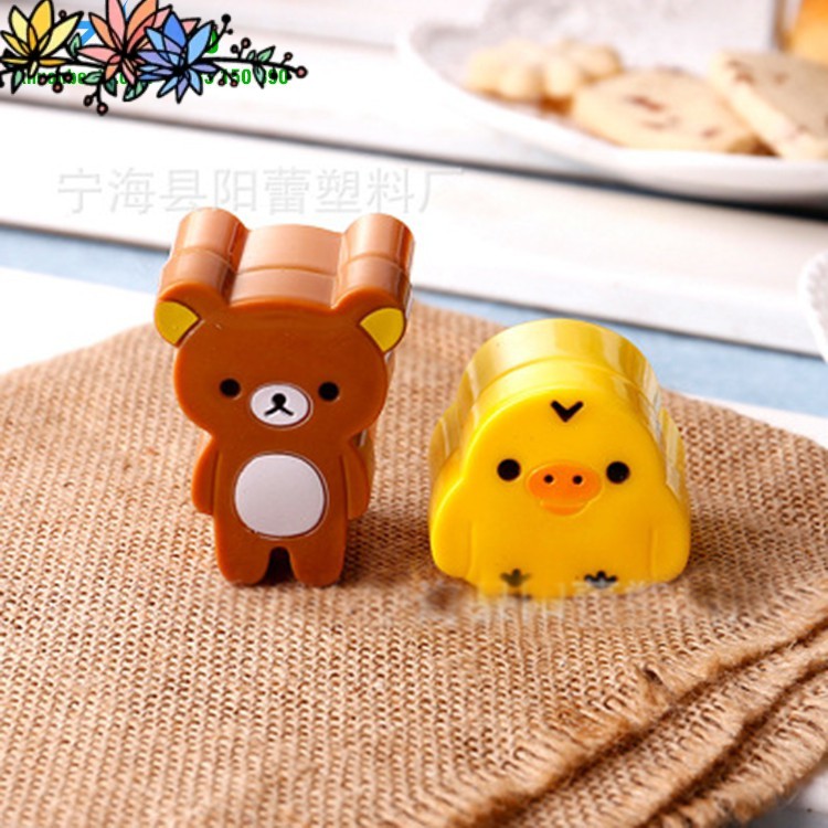 BỘ KHUÔN ÉP BÁNH MÌ MINI GẤU GÀ