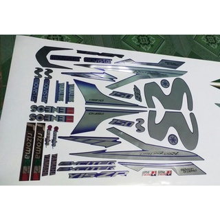 Tem rời crom ex 150 bạc xe xanh gp