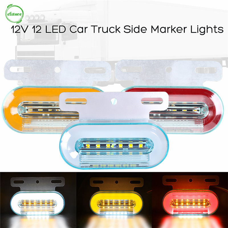 Đèn tín hiệu xi nhan gắn hông xe hơi / xe tải 12v