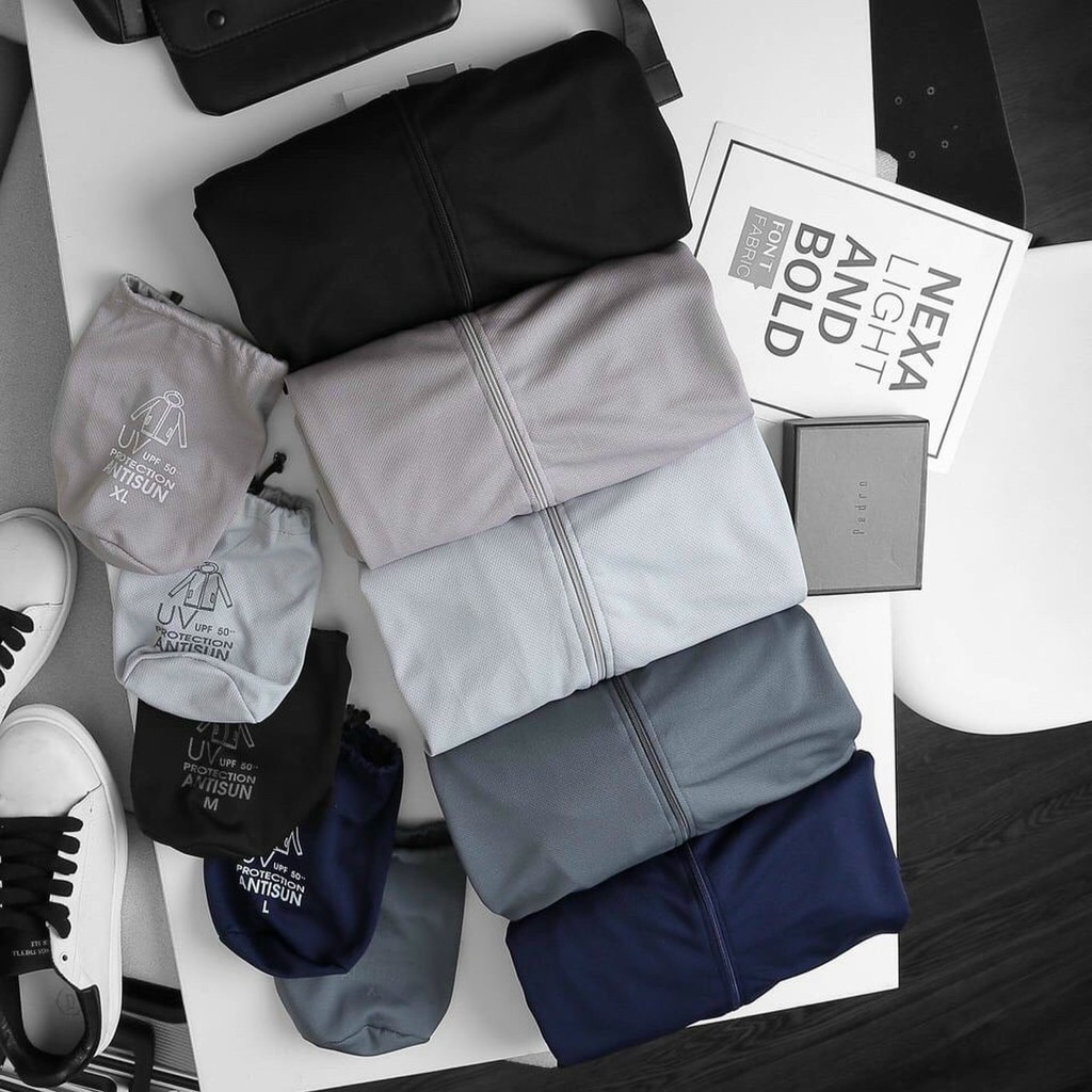 Áo chống nắng thông hơi nam vải kim cương chống tia UV 99% phiên bản cải tiến mới 2021 túi có khóa an toàn | BigBuy360 - bigbuy360.vn