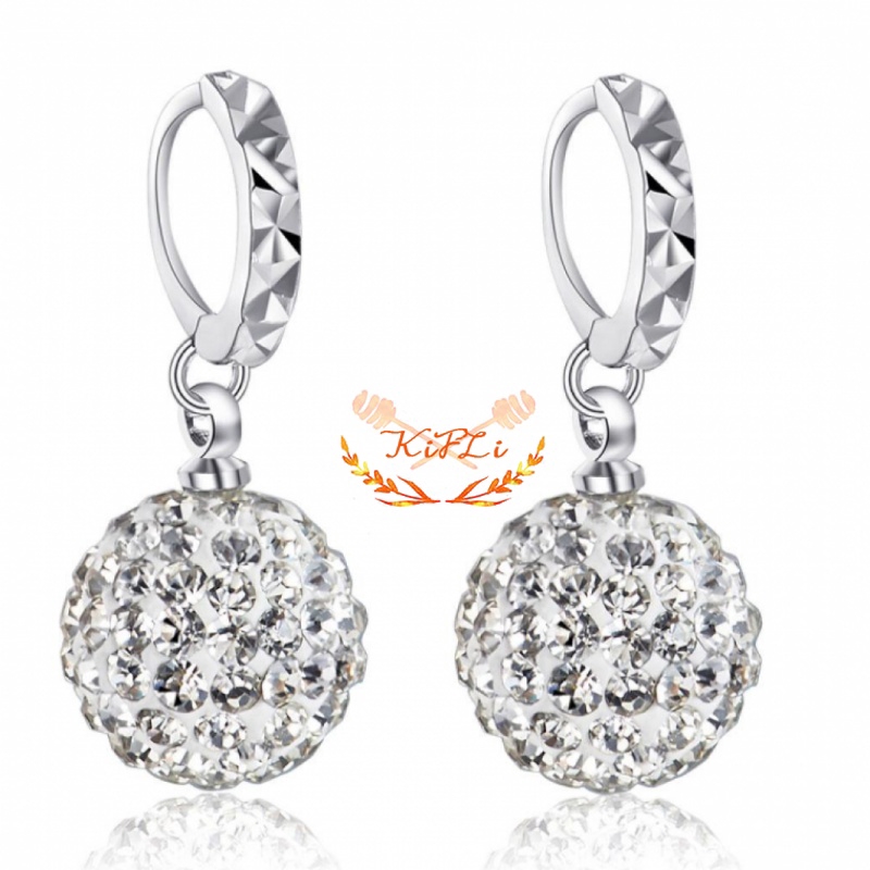 Đôi Bông Tai Dáng Dài Đính Đá Thời Trang Cho Nữ