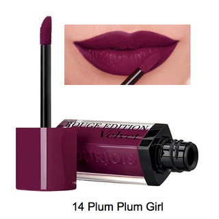 Son Kem Lì Bourjois Rouge Edition #14 Plum Plum Girl - Màu Mận Chín