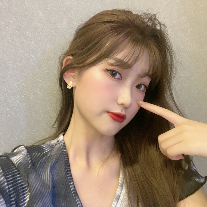 Đôi khuyên tai hình quả dứa thời trang cho nữ