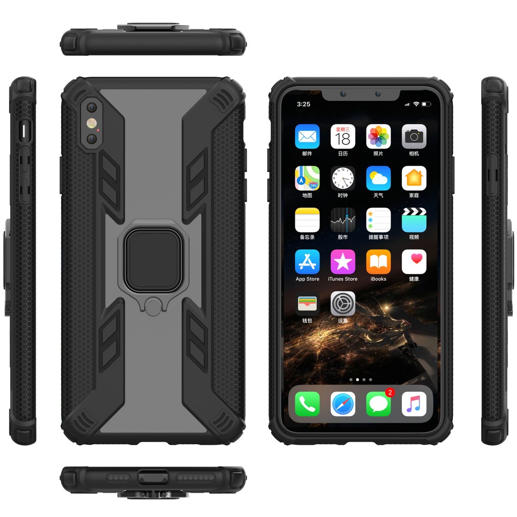 Ốp lưng iPhone XS Max iRON MAN IRING TRONG SUỐT Nhựa PC cứng viền dẻo chống sốc