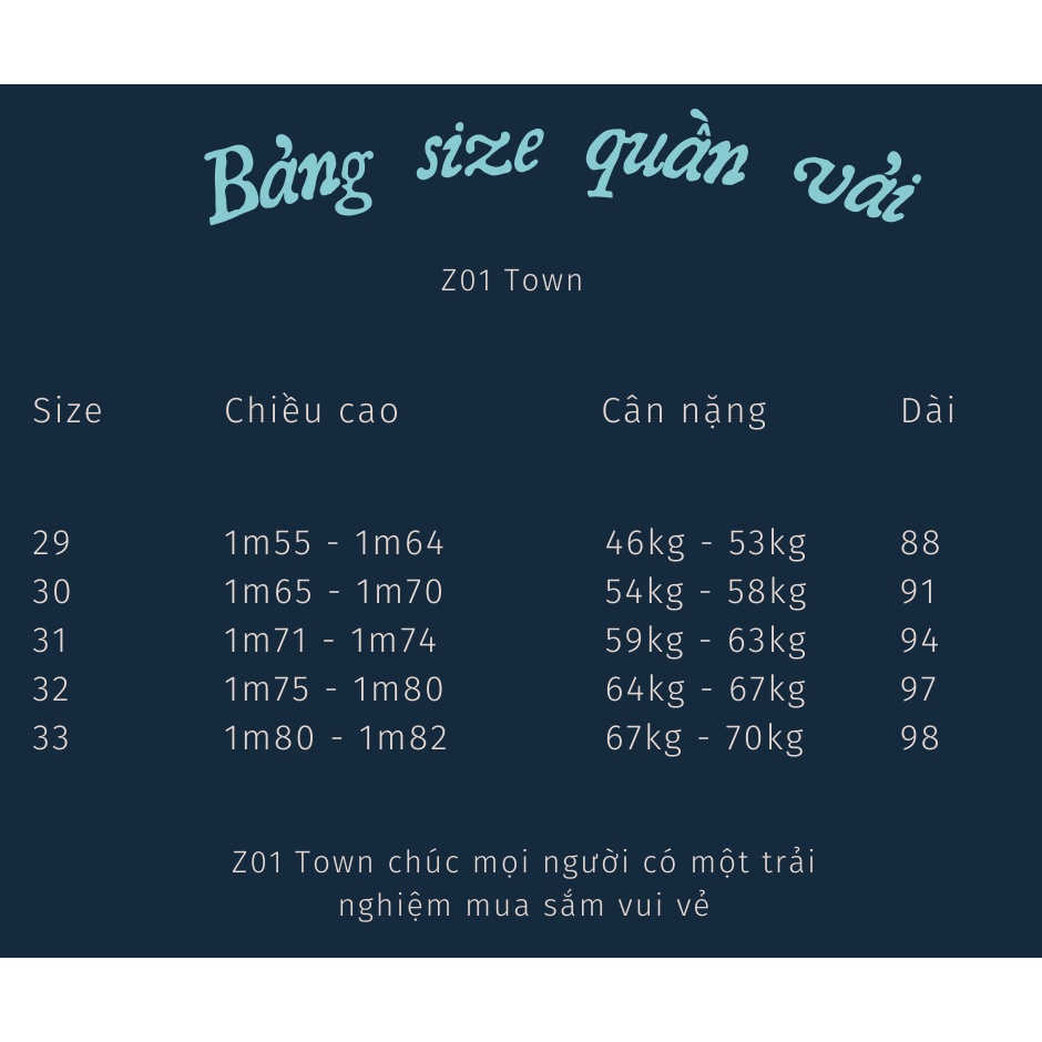 Quần vải ống rộng Hàn cao cấp màu Đen,Be co giãn - Z01 Town!
