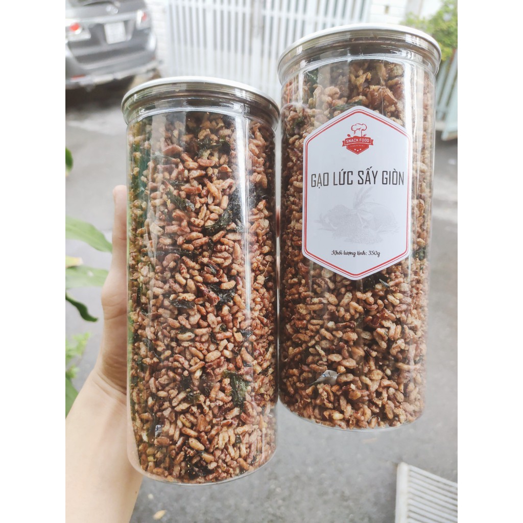 [Mã 77FMCGSALE1 giảm 10% đơn 250K] GẠO LỨT RONG BIỂN sấy giòn, hủ pet 350gr, Đồ Ăn Vặt Snack Food | BigBuy360 - bigbuy360.vn