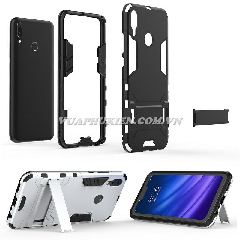 Ốp lưng Iron Man chống sốc cho Huawei Y9 2019, Y9 Prime 2019, Y7 Pro 2019, Y7 Pro 2018, Y6 II - Có chân dựng máy