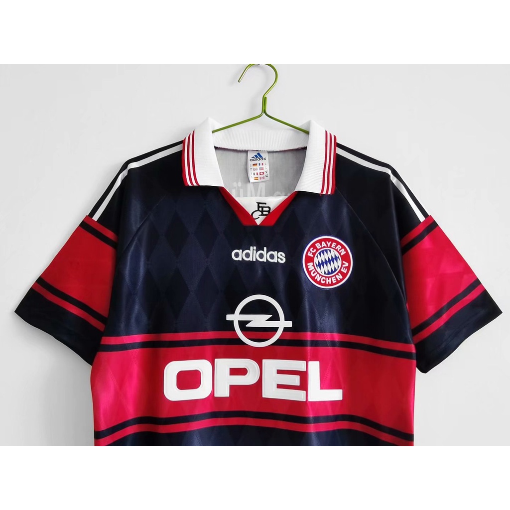 Mùa giải 1997-99 bayern trang chủ retro jersey thể thao áo bóng đá