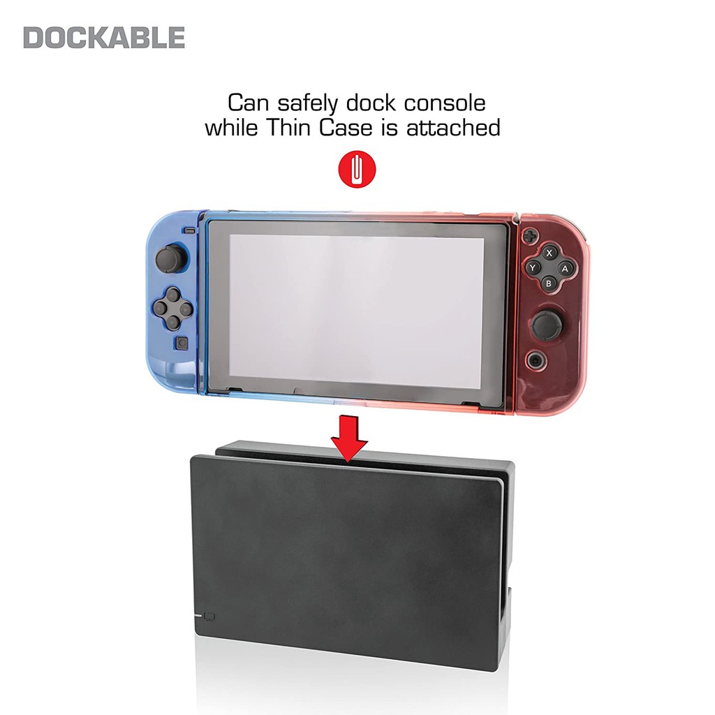 Ốp Lưng Nyko Thin Case + Miếng Dán Cường Lực Cho Nintendo Switch