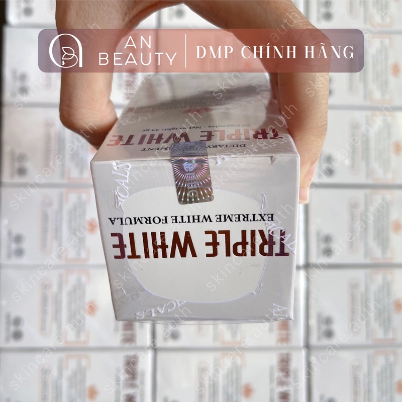Viên Uống TRIPLE WHITE Hỗ Trợ Trắng Da, Chống Nắng 50 viên