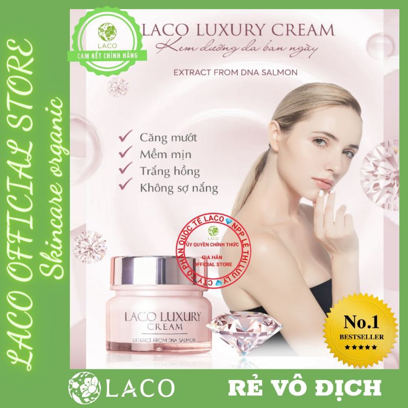 KEM NGÀY LACO LUXURY CREAM ( Kem Dưỡng Da Chống Nắng 5 IN 1)