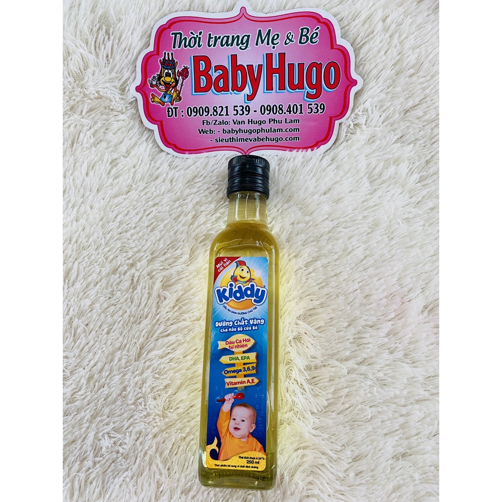 Dầu ăn Kiddy dinh dưỡng cho bé ăn dặm  250ML