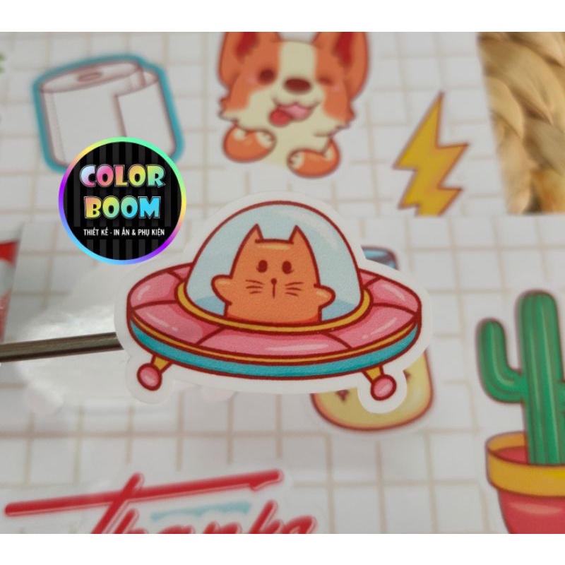 In Sticker Theo Yêu Cầu Cắt Bế Sẵn - Kích thước 12*18cm