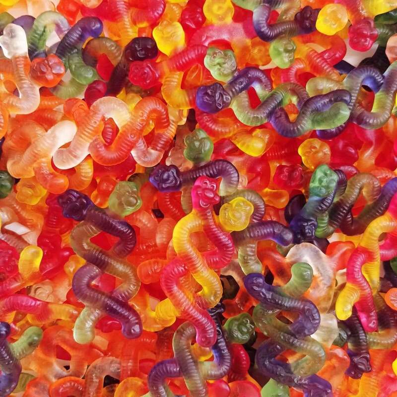 Kẹo Dẻo Trolli Squiggles gói 100gr