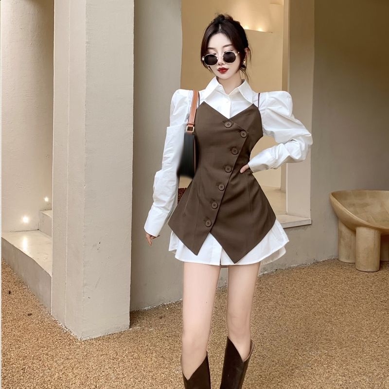Set váy ôm dáng thời trang mùa thu cao cấp cho nữ