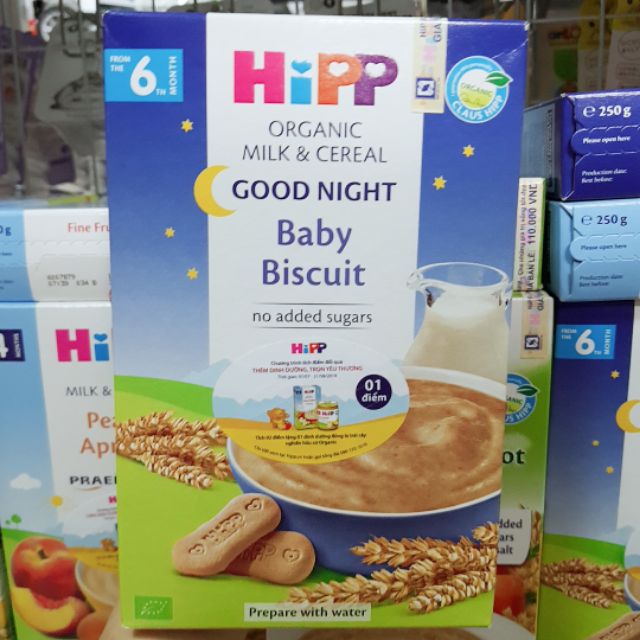Bột ăn dặm Hipp cho trẻ từ 4 tháng tuổi