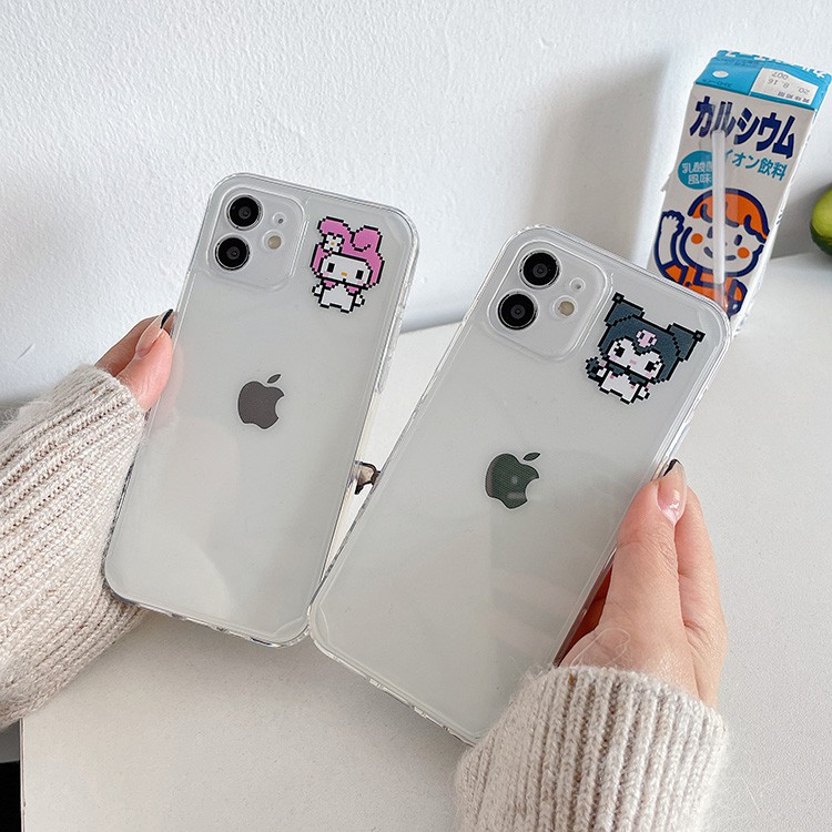 Ốp lưng iphone trong cạnh vuông pixel 6plus/6s/6splus/7/7plus/8/8plus/x/xr/xs/11/12/pro/max/plus/promax-Awifi A2-16 | BigBuy360 - bigbuy360.vn