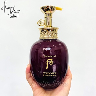 Dầu xả Whoo Spa Essence Rinse chai 350ml, nuôi dưỡng, làm mềm tóc và phục hồi tóc hư tổn