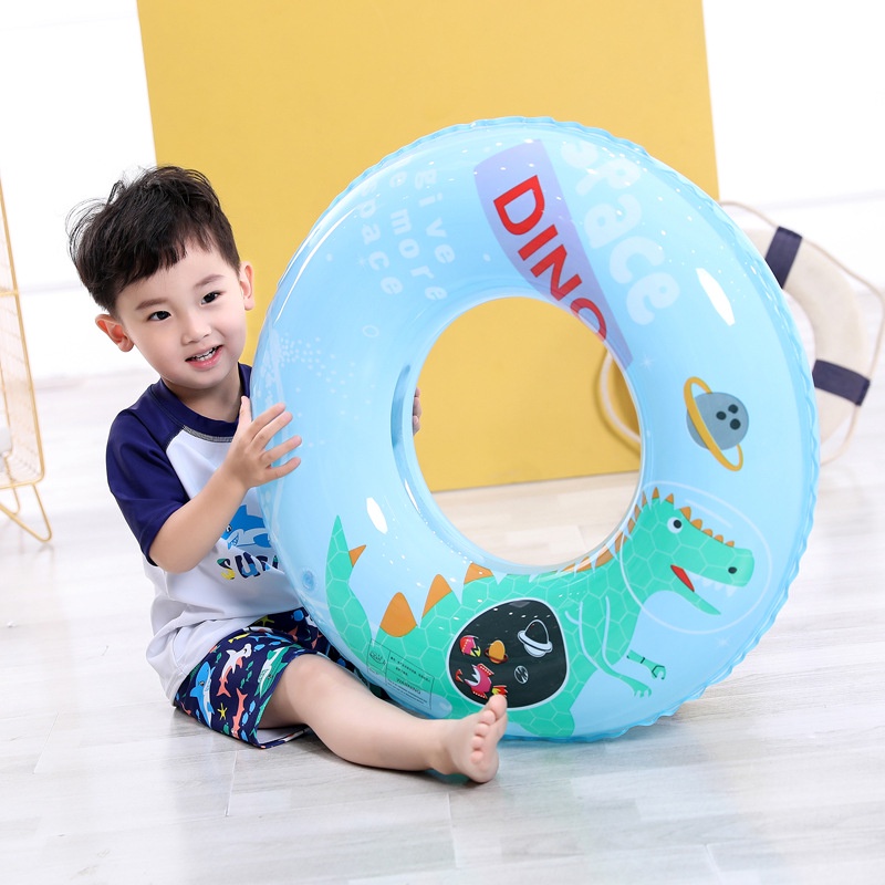 Phao Bơi Tròn Trẻ Em Cao Cấp - Phao Bơi Tròn Cho Bé Khủng Long/Tiên Cá - Phao Bơi Bé Trai- Phao Bơi Bé Gái
